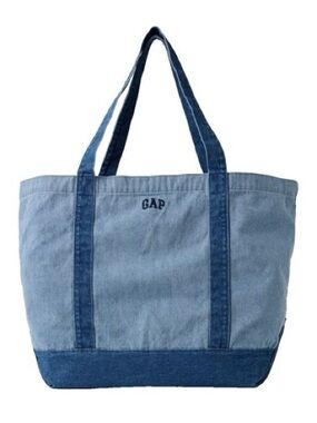 denim gap tote bag